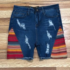 Women Lucky & Blessed shorts